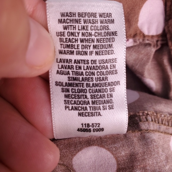 Carter's Brown Baby Romper with Polka Dots. 6M - Picture 4 of 9